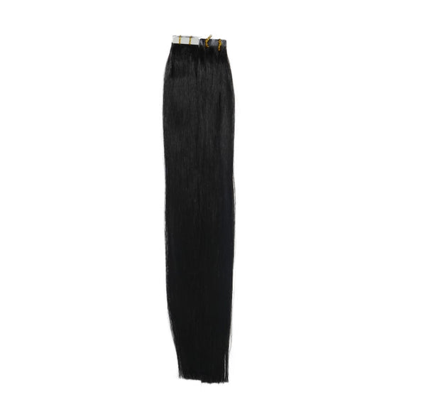 Natural Black #1B Tape-In Hair Extensions