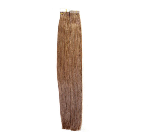 Chestnut Brown #6 Tape-In Hair Extensions